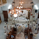 Inside a synagogue on Yom Kippur.